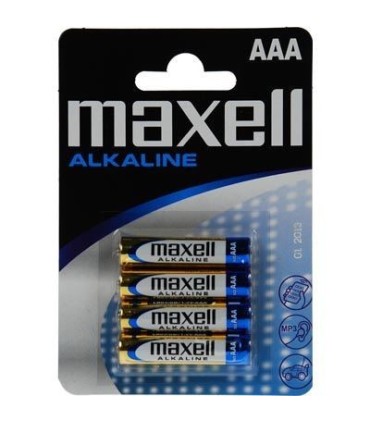 Pilha Alkalina AAA LR03 Maxell