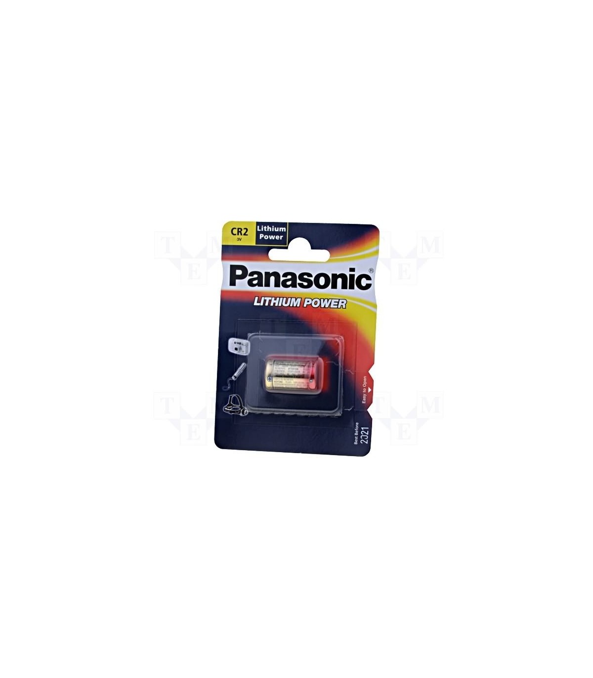 Pila Panasonic Cr2 Litio 3v Para Camara/alarmas