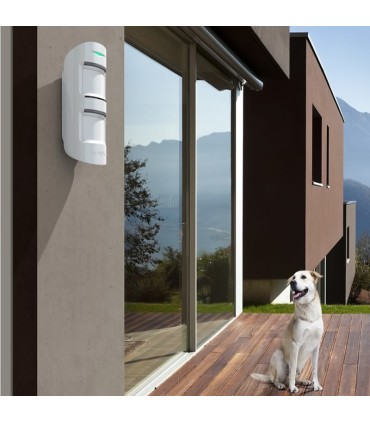 Alarme maison sans fil Ajax Systems, MotionProtect Outdoor, Détecteur de mouvement  extérieur