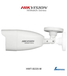 Cámara bullet Hikvision 1080p,  lente 2.8 mm - HWT-B220-M