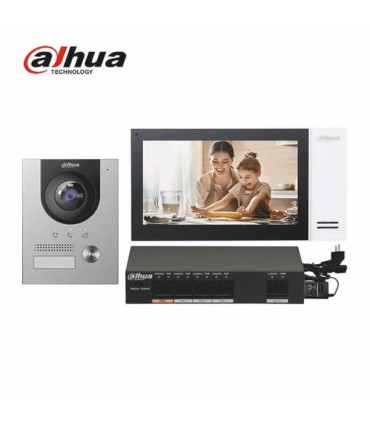 KTP01L(F) Kit Vídeo-Porteiro IP Dahua | Lisintec