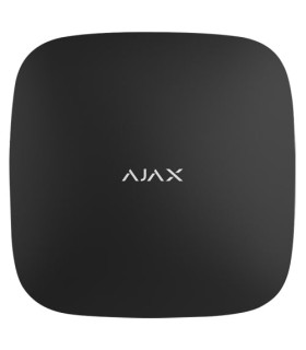 Central de alarme Ajax Hub2 Plus preta com GSM, 3G, 4G, LAN e WIFI