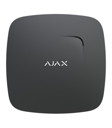 Detector de fumo e temperatura Ajax Fireprotect Preto