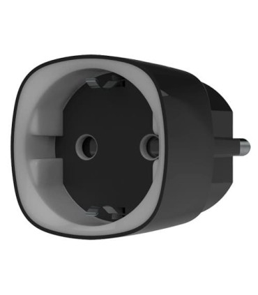 Black smart socket for Ajax alarm systems
