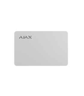 Carta Pass bianco per abilitare e disabilitare i sistemi di allarme Ajax tramite Keypad Plus