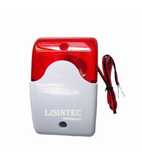 Sirene interni fios e strobo 110 db.