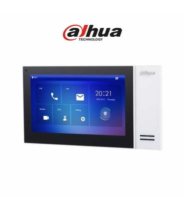 Monitor branco para Video Porteiro IP SIP Dahua