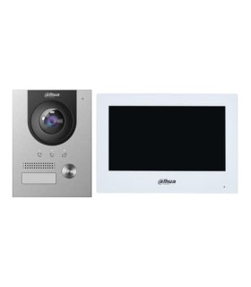 Kit videoportero Dahua de interconexión a dos hilos con Caja de Superficie - KTD02-S