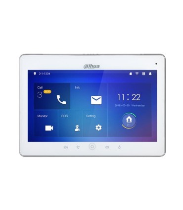Monitor Videoporteiro Dahua IP SIP de 10" VTH5241DW-S2