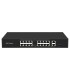 Swich PoE 300W 16 ports + 2 Uplink RJ45 Gigabit + 1 SFP