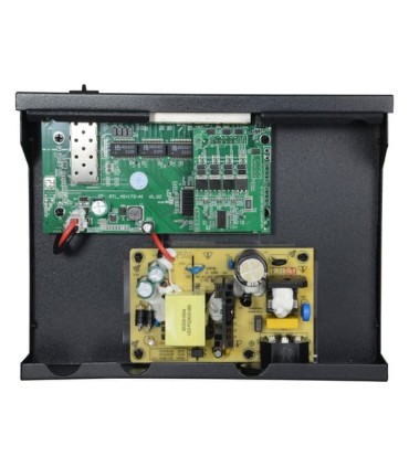 Switch HiPoE 65W 4 puertos PoE + 1 Uplink + 1 SFP Gigabit