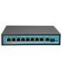Swich HiPoE 120W 8 puertos PoE + 1 Uplink + 1 SFP Gigabit