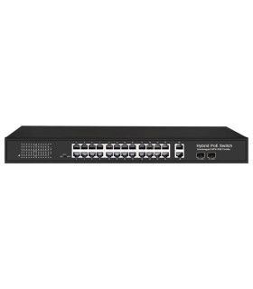 Switch HiPoE 300W 24 ports PoE + 2 ports Gigabit + 2 ports SFP Combo