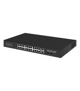 Switch HiPoE 300W 24 ports PoE + 2 ports Gigabit + 2 ports SFP Combo
