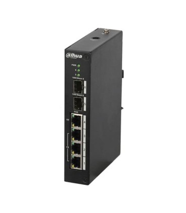 HiPoE Switch 96W 4 PoE ports + 2 SFP fiber ports