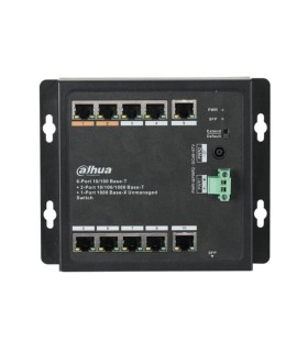 Switch HiPoE 96W 8 porte PoE + 2 porta uplink RJ45 + 1 porta SFP