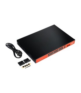 Switch HiPoE Wi-TEK da 250W 24 porte PoE