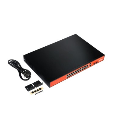 Switch Wi-TEK HiPoE 250W 24 ports PoE