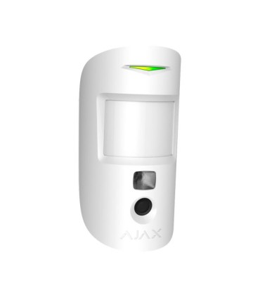 Ajax Motioncam PhOD - Rilevatore di movimento con fotocamera e foto su richiesta, bianco