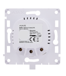 Relé para doble interruptor inteligente