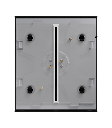 Black touch panel for light switch