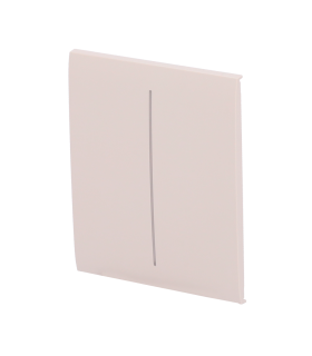 Pannello touch per doppia accensione colore avorio