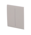 Panel táctil para interruptor de luz doble color oliva