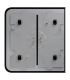 Touch panel for light switch black
