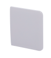Panneau tactile Ajax Sidebutton pour interrupteur d'éclairage, RAL 7047 couleur brumeuse