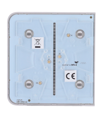 Painel táctil para um interruptor de luz cor nebulosa