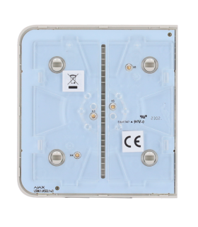 Pannello touch Ajax Sidebutton per un interruttore della luce, RAL 9002 colore ostrica