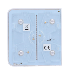 Painel lateral táctil Ajax Sidebutton para um interruptor de luz, RAL 9003 branco