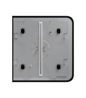 Touch panel for a double light switch black