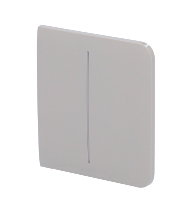 Touch panel for a double light switch Olive colour