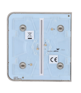 táctil para un interruptor doble de luz Color oliva