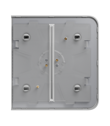 Touch panel for a double light switch white colour