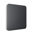 Touch panel for a light switch Graphite colour
