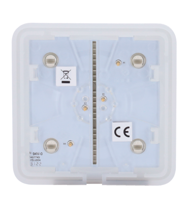 Panel táctil Solobutton Ajax para un interruptor de luz, RAL 9002 Color ostra