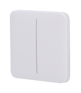 Touch panel for double light switch white colour