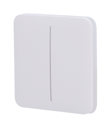 Panel táctil para interruptor de luz doble Color blanca