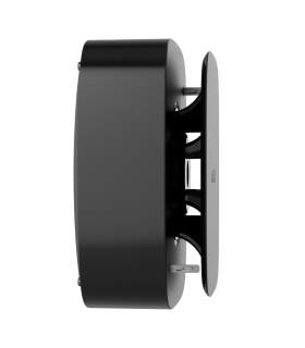 Détecteur de fumée et CO noir FIREPROTECT2-HSC-RB-B