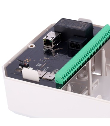 Centrale d'alarme professionnelle AJAX 2G 4G LAN en blanc