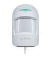 Wired Ajax motion detector with dual technology PIR and Microwave white