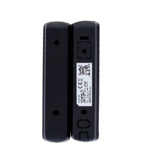 Ajax Superior DoorProtect Plus Fibra Negro — Detector Apertura, Golpe e Inclinación