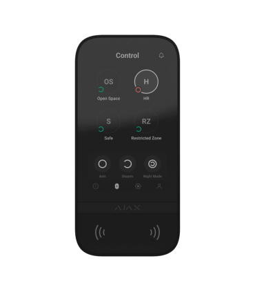 Keypad TouchSreen Ajax preto