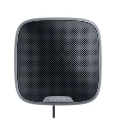 Black outdoor siren for Ajax Fibra system