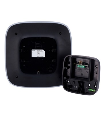 Ajax Superior StreetSiren Fibra Black — Outdoor Wired Siren with LED Frame & Grade 2 Certified