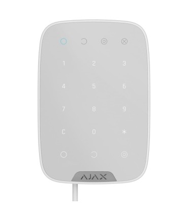 White tactile keypad for Ajax Fibra system