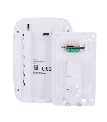 Teclado táctil blanco para sistema Ajax Fibra