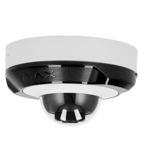 Telecamera IP Mini Dome Ajax in bianco con 8MP obiettivo da 4mm e audio
